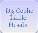 Dış Cephe İskele Hesabı